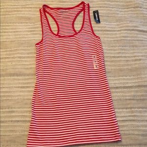 Pink and White Striped Tank from Old Navy